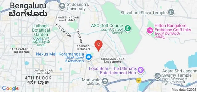 Florence College of Nursing, Bangalore Map