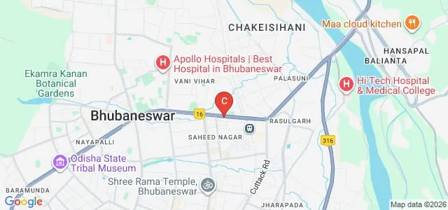Xavier College of Hotel Management, Cuttack Map