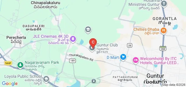 Vignan Degree and PG College, Guntur Map