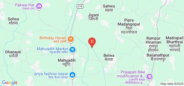 Soniya Mahila Mahavidyalaya, Deoria Map