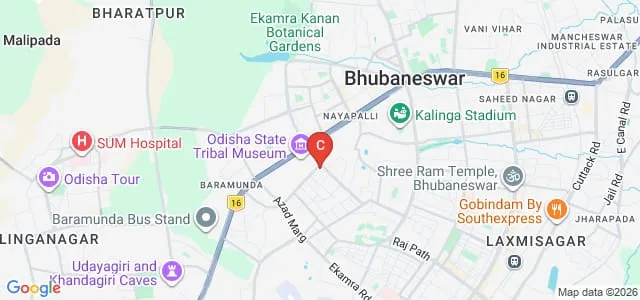 Madhusudan Institute of Co-Operative Management, Bhubaneswar Map