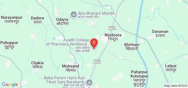 Avadh College of Pharmacy, Barabanki Map