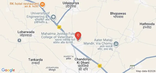 Mahatma Jyotiba Fule College of Veterinary and Animal Science, Jaipur Map