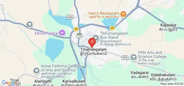 Ruby College of Preceptors, Madurai Map