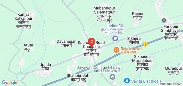 Pandit Girdharilal College of Education, Hapur Map