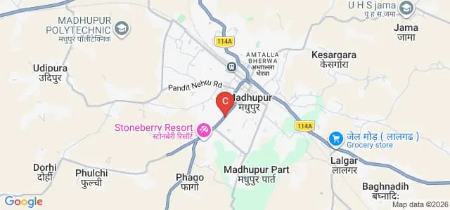 Madhupur College, Madhupur Map