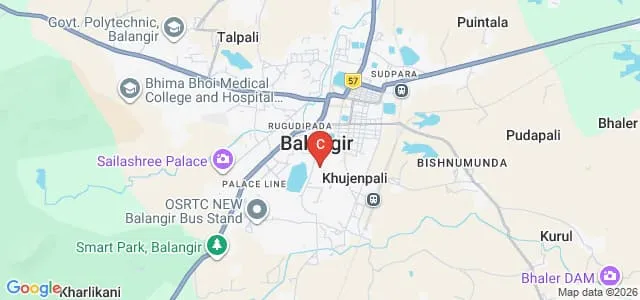 Nice College of Commerce, Balangir Map