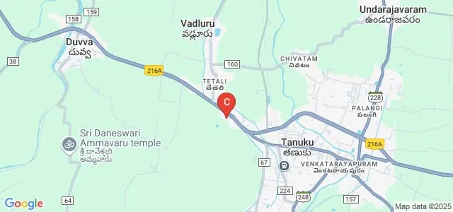 Akula Sreeramulu College of Engineering, Tanuku Map