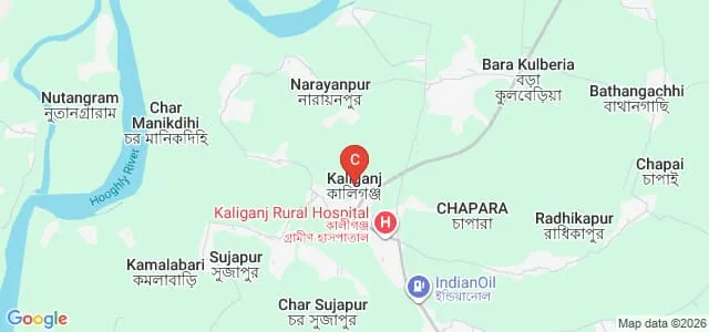 Matiari B Ed College, Nadia Map