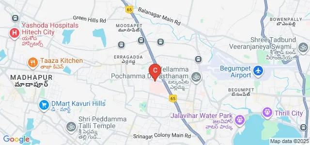 Dr BRKR Government Ayurved Medical College, Hyderabad Map