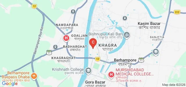 Union Christian Training College, Berhampore Map