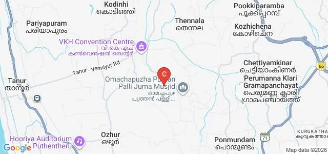 Panakkad Mohamedali Shihab Thangal Arts and Science College, Malappuram Map