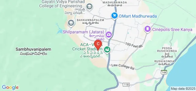 Sanketika Vidya Parishad Engineering College, Visakhapatnam Map