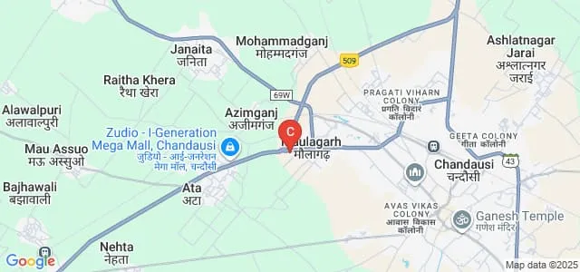 Shri Krishna Institute of Management and Science, Sambhal Map