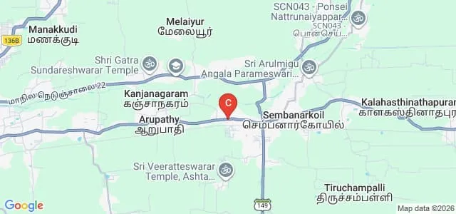 AVC College of Engineering, Nagapattinam Map