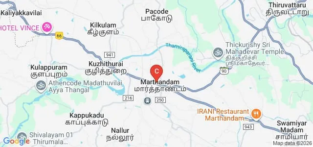 Thasiah College of Nursing, Marthandam Map