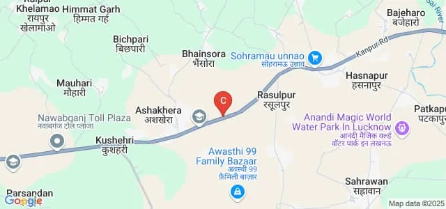 Aryavart Gurukul Mahavidyalaya, Unnao Map