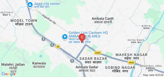 Gandhi Memorial National College, Ambala Map