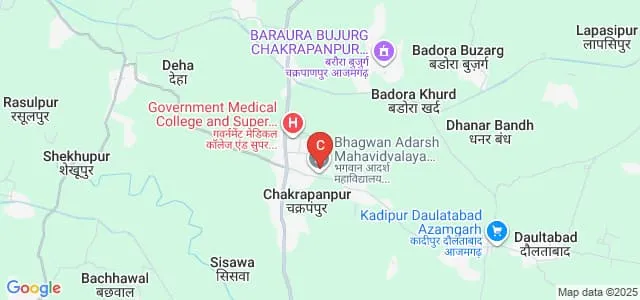 Bhagwan Adarsh Pharmacy College, Azamgarh Map
