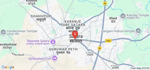 Mumbai College of Hotel Management and Catering Technology, Satara Map