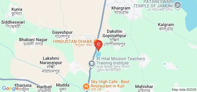 Bhujanga Bhusan Ushangini B Ed Institution, Murshidabad Map
