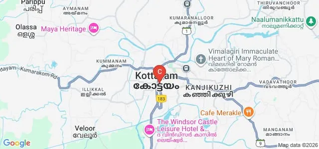 Manorama School of Communication, Kottayam Map