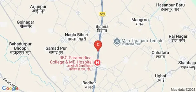 RB Gautam College of Pharmacy, Hathras Map