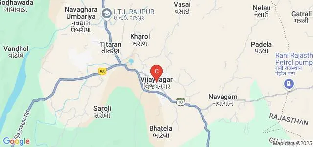 Vijaynagar Arts College, Vijaynagar Map