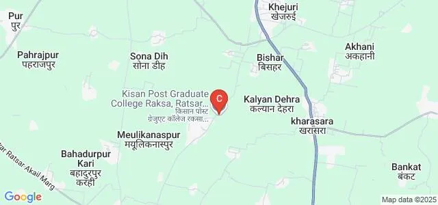 Kisan PG College, Ballia Map