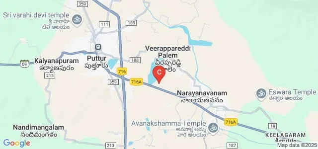 Siddharth Institute of Engineering and Technology, Puttur Map