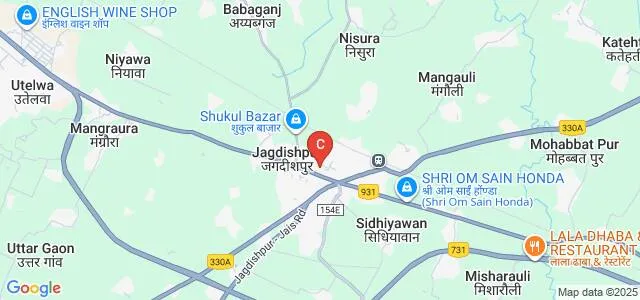 Rajiv Gandhi Degree College, Amethi Map