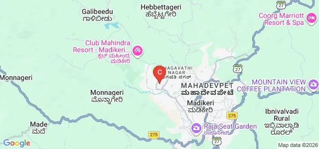 Field Marshal KM Cariappa College, Madikeri Map