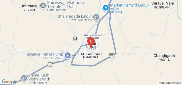 Government Arts and Commerce College, Lalpur Map