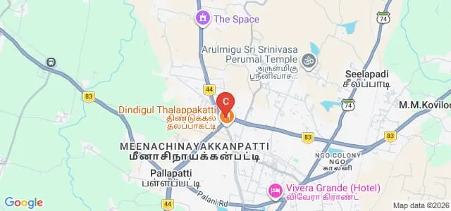 MVM Chellamuthu Alagu Rathinam College of Education, Dindigul Map