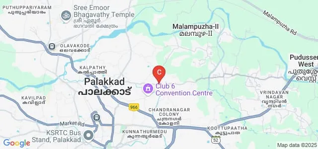 College of Applied Science, Malampuzha Map
