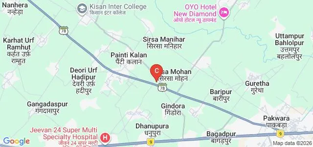 SRAD College of Education, Moradabad Map