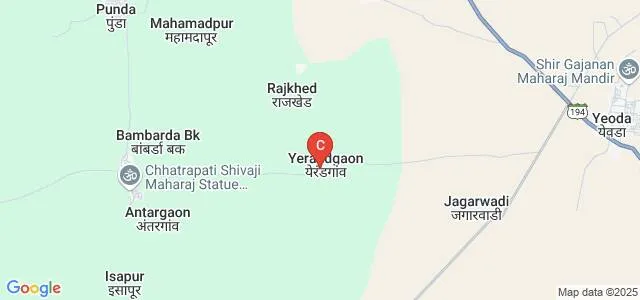 Arts Commerce College, Yeoda Map