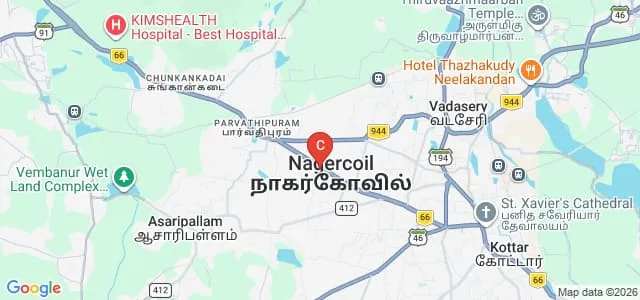 Dr Jeyasekharan Medical Trust College of Allied Health Sciences, Kanyakumari Map