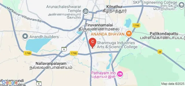 Shanmuga College of Arts and Science, Sankarankovil Map