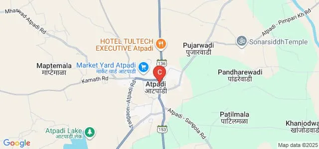 Shrimant Babasaheb Deshmukh Mahavidyalaya, Atpadi Map