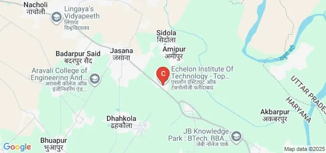 Echelon Institute of Technology, Faridabad Map