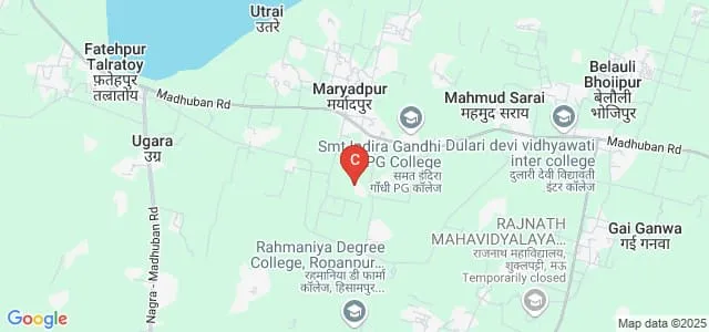 MD Shahban Memorial Degree College, Mau Map
