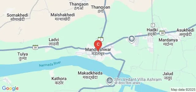 Charak Institute of Pharmacy, Mandleshwar Map