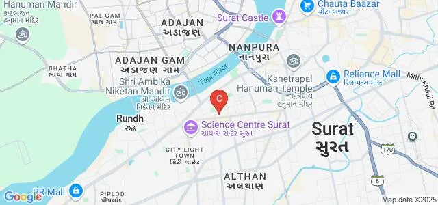 ML Parmar College of Computer Science and IT, Surat Map