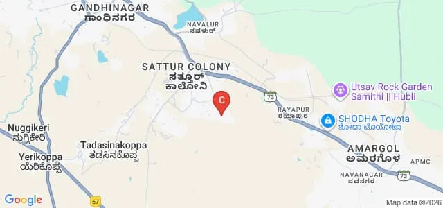 Sri Sathya Sai College of Homeopathic Medicine and Hospital, Dharwad Map