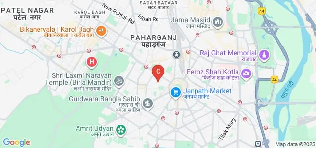 College of Nursing, Lady Hardinge Medical College for Women, New Delhi Map