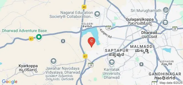 JSS Halbhavi School of Art, Dharwad Map