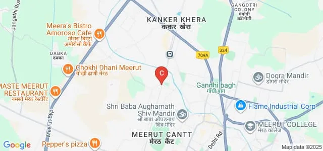 Chaudhary Mukhtar Singh Government Girls Polytechnic, Meerut Map