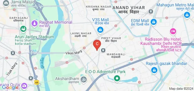 Ambedkar Institute of Technology, Delhi Map