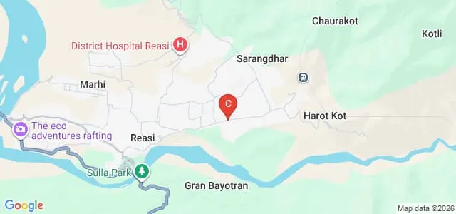 Government General Zorawar Singh Memorial Degree College, Reasi Map